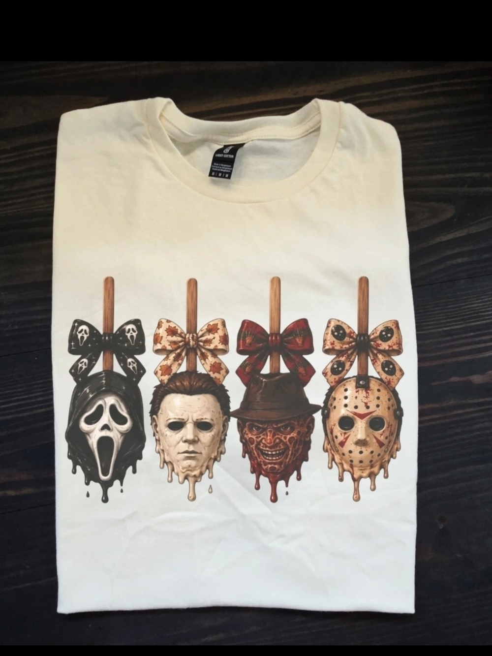 Horror Icons Graphic Tee - Apple Candy Theme